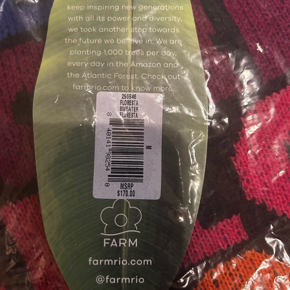 FARM Rio Multicolor Graphic Sweater - Picture 4 of 5